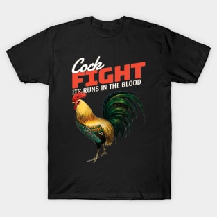 Antique Rooster Painting T-Shirt